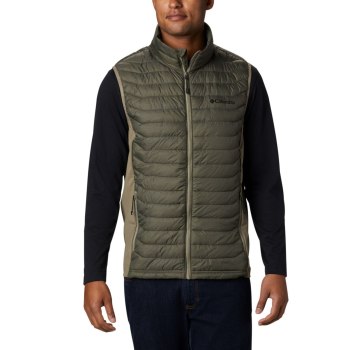 Columbia Gilet Heren, Powder Pass Olijfgroen, 76EQOVKYP